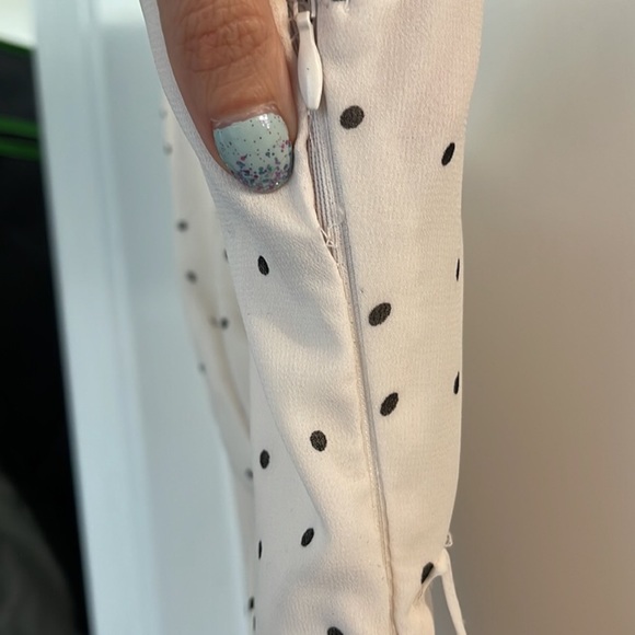New Biba Polka Dot White Dress Size 8 See photos - Picture 3 of 5